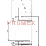 Upínací pouzdro CE05-38 optibelt CE