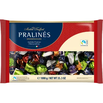 Čokoláda Maitre Truffout Směs mléčných čokoládových pralinek 1kg