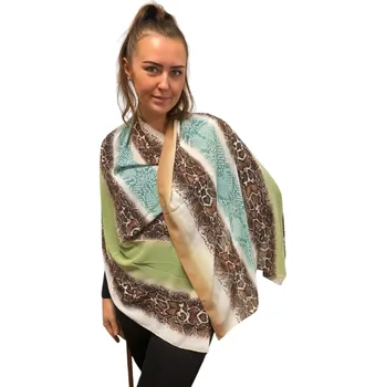 Šátek Dámský šátek 90 x 175 cm zvířecí vzor -10