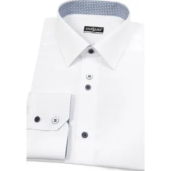 Pánská košile Avantgard Pánská košile SLIM, 125-0188, Bílá Velikost: 43/44/194