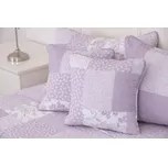 Podpěrová s.r.o. Povlak DELUXE prošívaný PATCHWORK LILA Velikost: Povlak 50x70 cm DELUXE