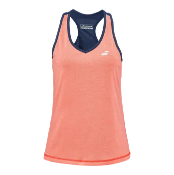 Dámské tílko Babolat PLAY TANK TOP WOMEN Fluo Strike/Estate Blue Velikost: L