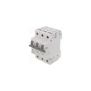 modulární přístroj a rozvaděč Jistič 230/400VAC Ijmen 10A Póly 3 DIN Průběh C 6kA IP20