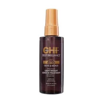 Vlasová regenerace CHI Deep Brilliance Leave-In Shine Serum lehké bezoplachové sérum pro lesk 89 ml