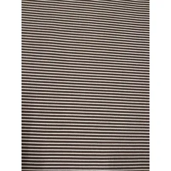 Bavlněná česká látka šíře 150cm - proužek 2mm - tm. hnědá (50cm)