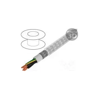 elektrický kabel BITNER S54321 Vodič BiT 500 CY 4G0,75mm2 PVC průhledná 300/500V