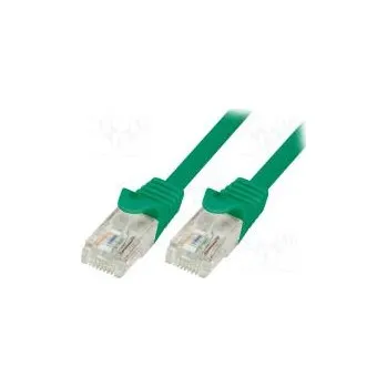 Síťový kabel Patch cord U/UTP 5e lanko CCA PVC zelená 3m 26AWG