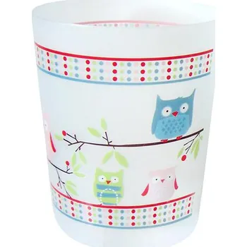 Mýdlenka Koupelnový koš TORO 20x24cm sovička