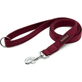 Vodítko pro psa Vodítko pro psa BARICO Burgundy Délka: 150 cm, Typ karabiny / Šířka vodítka: Malá / 2 cm