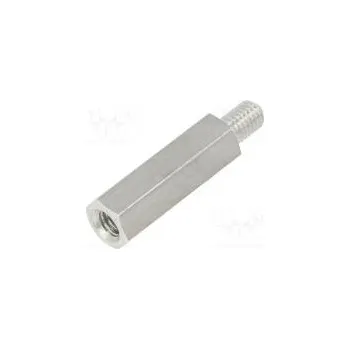 Šroub Distanční sloupek se závitem 25mm Vnit.závit M5 šestihranný
