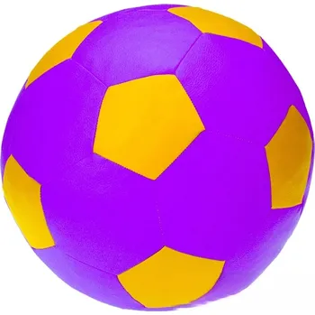 Taburet Sedací vak - míč 110 cm - světlefialová + žlutá
