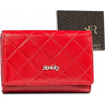 Rovicky dámská peněženka z pravé kůže červená R-RD-02-GCL-Q-3776 R - pro ženy