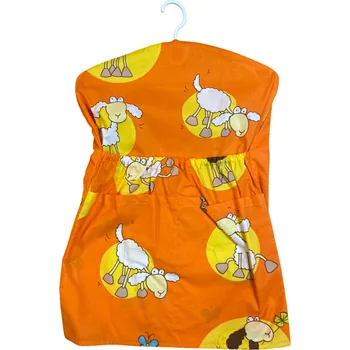 Dětsný nábytek Výrobní družstvo Drutěva Dětský kapsář s ramínkem - ovečka oranžová dezén: ovečka oranžová poslední 1 kus