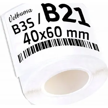 Samolepící etiketa Samolepky NIIMBOT 40x60mm 125 ks papírové pro B21 B3S Termální štítky