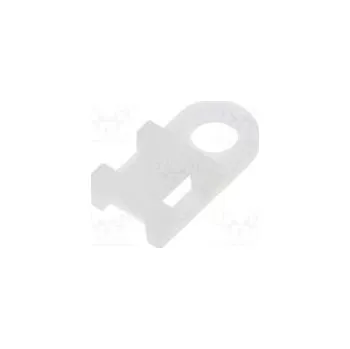 RC model Holder screw polyamide natural B 5.5mm H 5mm L 19mm T 5mm