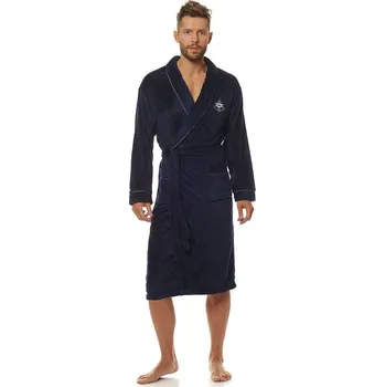 Pánský župan Pánský župan Marine tmavě modrý kotva M