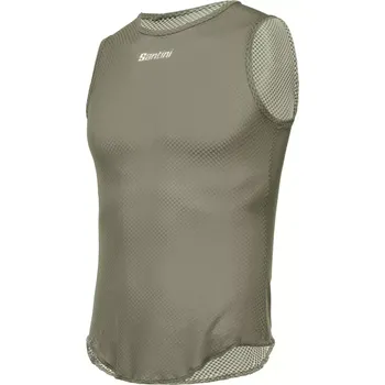 Pánské tričko Santini Pánské funkční triko bez rukávů SANTINI Lieve, zelená velikost XL - XXL
