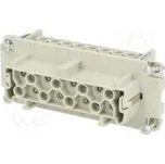Konektor HDC kontaktní vložka zásuvka C146 PIN 16 16+PE 19A