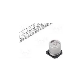 Kondenzátor Kondenzátor elektrolytický low ESR SMD 220uF 63VDC ±20%