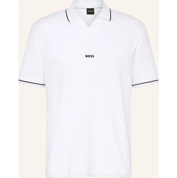 Pánská móda Boss Pánská Funkční Polokošile Retro Tl, bílá, XXL