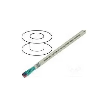 elektrický kabel HELUKABEL 43562 Vodič Li-2Y-CY-PIMF 2x2x1,5mm2 PVC šedá 300V CPR Eca