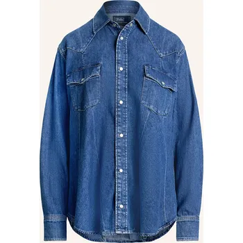 Dámská halenka Polo Ralph Lauren Dámská Džínová Halenka, modrá, 34