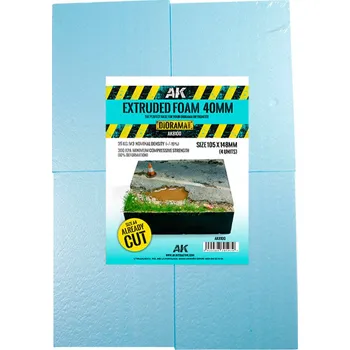 AK Interactive EXTRUDED FOAM 30 MM A4 SIZE ALREADY CUT (4 UNITS)