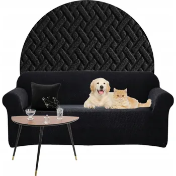 Napínací potah Potah na pohovku (kanape) Domidekor černý