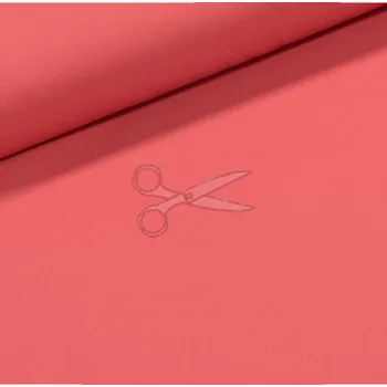 Bavlněná dovozová látka šíře 240cm -korálová tmavší (50cm)