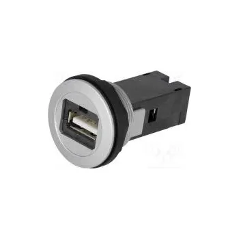 Elektrická zásuvka Zásuvka USB 22mm har-port -25÷70°C Ø22,3mm IP20 USB 2.0 A/A