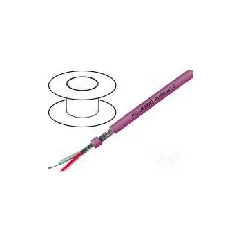 elektrický kabel HELUKABEL 81448 Vodič PROFIBUS 1x2x22AWG drát Cu PVC fialová není