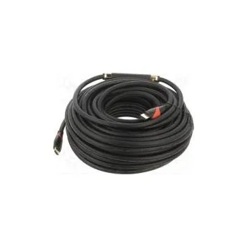 Video kabel Cable HDMI 1.4 HDMI plug,both sides PVC 30m black Core Cu