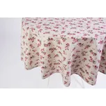 Podpěrová s.r.o. Ubrus bavlněný kulatý MANON RŮŽE Velikost: Kulatý ubrus / průměr ubrusu Ø 100 cm