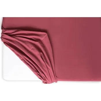 Prostěradlo Dětské prostěradlo JERSEY LYCRA delux Fitex - vínové 60x120 cm