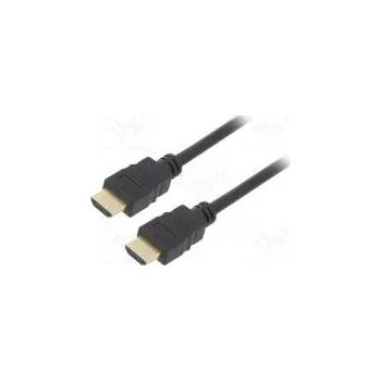Video kabel Cable HDCP 2.2,HDMI 2.0 HDMI plug,both sides PVC 3m black