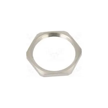 Matice HUMMEL 1.161.2100.01 Matice PG21 mosaz nikl Thk 3,5mm Klíč 32mm Závit PG GM-MS