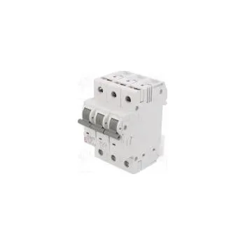 Jistič Jistič 230/400VAC Ijmen 10A Póly 3 DIN Průběh B 6kA IP20