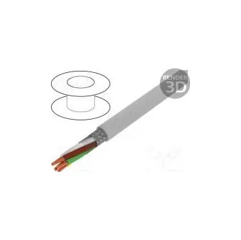 elektrický kabel BITNER S32930 Vodič BiT LiHCH 5x1,5mm2 LSZH šedá 300/300V