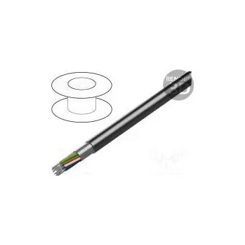 elektrický kabel BELDEN 9541.00305 Vodič RS232 15x24AWG lanko Cu tienený,fólie Al-PET PVC 305m