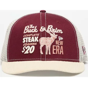 Kšiltovka Kšiltovka New Era 9FIFTY Trucker Cord Cap Frosted Burgundy/ Stn M/L
