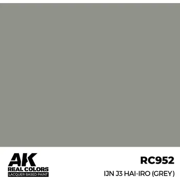 Modelářská barva AK Interactive Real Colors: IJN J3 HAI-IRO (GREY) 17 ml.