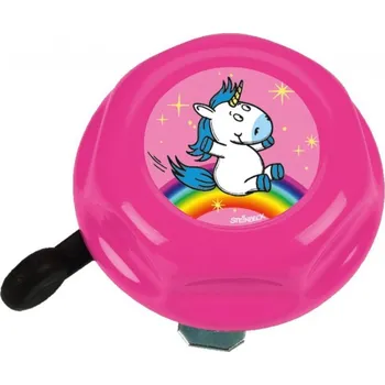 Zvonek na kolo zvonek Bike Fashion Einhorn růžový