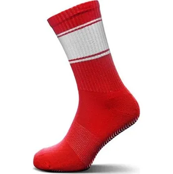 Dámské ponožky Mr. Socks Unisex ponožky L05009 Red-White 37/41