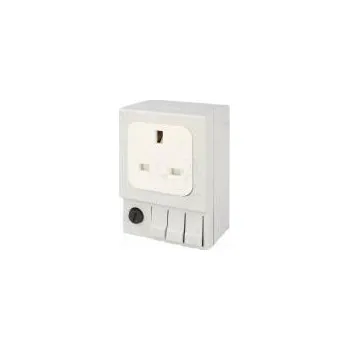 Elektrická zásuvka Zásuvka typu G 250VAC 6,3A IP20 DIN 92x62x48mm