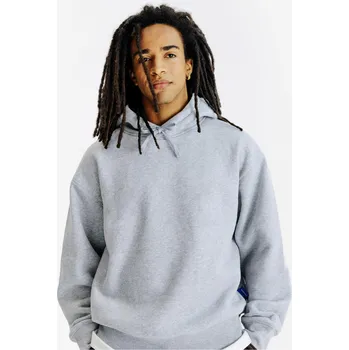 Dámská mikina DECATHLON Pánská mikina s kapucí Elementals L ŠEDÁ