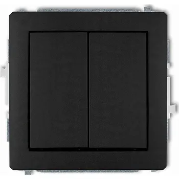 vypínač Schodišťový vypínač Klasik, Podomítkový Karlik černý 12DWP-33.1