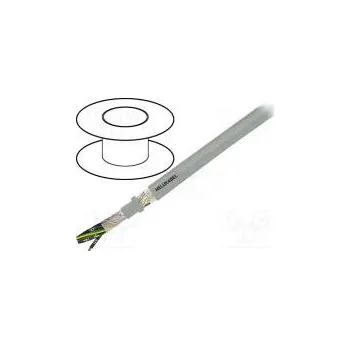 elektrický kabel HELUKABEL 22407 Vodič ovládací PURO-JZ-HF-YCP 12G0,5mm2 šedá lanko Cu PUR