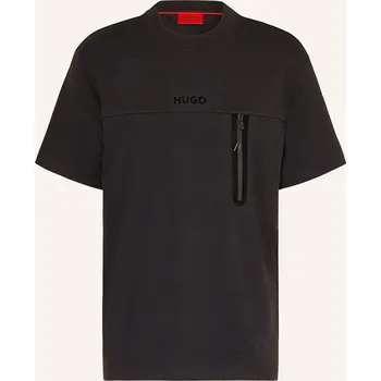 Hugo Pánské Tričko Dubi, černá, XL