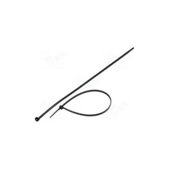 Datový kabel Cable tie L 300mm W 4.8mm polyamide 215.5N black Ømax 85mm