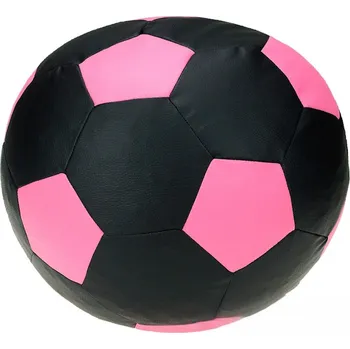 Taburet Sedací vak - míč 80 cm - černá + růžová